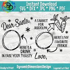 5 out of 5 stars. Dear Santa Cookies Tray Svg Cookies For Santa Carrots For The Reind By Dynamic Dimensions Thehungryjpeg Com