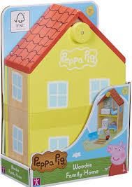 Bring peppa's home into yours with the lights n' sounds family home plus 2 little rooms playsets. Peppa Pig Wooden Family Home Wholesale