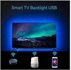 Bason Lighting Led Strip Lights For 32 40 Flat Hdtv Usb Powered Backlight Bias Rgb Lighting With Tv Dimmable Remote Control Home Theater Lighting Kits Home Kitchen Indoor Lighting