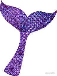 Purple Mermaid Tail Sticker By Designs111 In 2021 Purple Mermaid Tails Mermaid Birthday Purple Mermaid