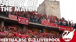Der kalender ist nicht vollständig barrierefrei. Hertha Berlin V Liverpool 0 3 Story Of The Match Youtube
