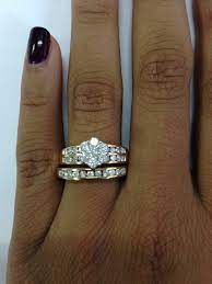 Rings On Hand Bridal Set Br500y Engagement Ring And Ladies Wedding Band Dream Engagement Rings Wedding Rings Engagement Wedding Ring Sets