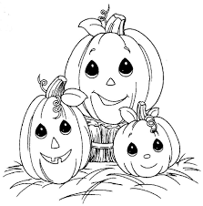 It just wouldn't be the same scary day without these creepers hanging around! Cute Pumpkin Coloring Page Free Printable Coloring Pages For Kids