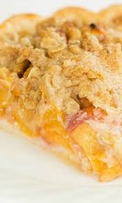 Peach Crumb Pie Recipe Recipe Peach Crumble Pie Desserts Pie Crumble