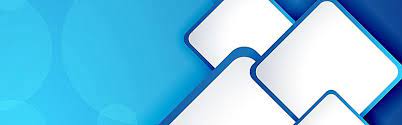 Background Blue Border Spanduk Kertas Dinding Desain Grafis