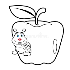 In selecting larva coloring activity pages for your youngsters, you have to know a few things so your children will be fun in coloring, learning and playing as they need and as what you need where they will realize numerous things. Larva Worm And Apple Cartoon Coloring Page For Toddle Stock Vector Illustration Of Cute Worm 91970702