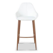 Check spelling or type a new query. Modern White Stool With Wood Legs Bar 30 H Stool Chair Ideal For Kitchen Island Counter Walmart Canada
