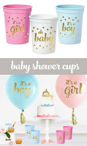 Gender Reveal Cups Oh Baby Baby Shower Cups It S A Girl Baby Shower Its A Boy Baby Shower Eb3104bb Set Of 25 Cups Baby Shower Cups Girl Baby