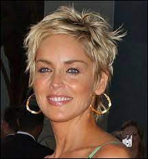 Sharon Stone Cheveux Courts Cheveux Courts Coiffure Courte Coupe De Cheveux Courte