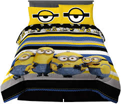 Find many great new & used options and get the best deals for despicable me huge minions bed at the best online prices at ebay! Amazon Com Franco Kids Bedding Super Soft Comforter And Sheet Set 5 Piece Full Size Despicable Me Minions Home Kitchen