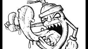 How To Draw A Killer Spray Can Character - So Evil - Youtube