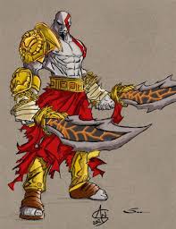 God Of War Sketch Com Imagens Guerreiro Espartano Kratos Desenho Desenhos