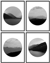 Maybe you would like to learn more about one of these? Amazon Com Printsmo Modern Abstract Landscape Photography Art Print Set Of 4 Minimalist Black And White Photo Art Prints For Home Decor Boho Style Mountains Wall Art Poster Set 11x14 Inches Each Unframed