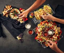 Maybe you would like to learn more about one of these? Spinach Artichoke Goat Cheese Dip Fish Tacos And Double Stacked Nachos Picture Of Shoeless Joe S Sports Grill Pickering Tripadvisor
