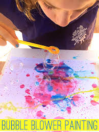 Many new advanced drawing & painting features designed.features: Bubble Painting With Bubble Blowers Kids Love This Painting Activity