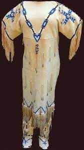A Young Cherokee Woman In Traditional Dress Points Toward The Smoky Mountains Of N Native American Clothing Native American Wedding Dress Native American Dress