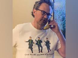 Matthew perry has friends fans very excited. Matthew Perry Releases Chandler Bing Apparel Collection For Covid Charity