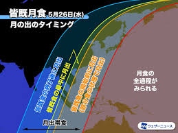 国立天文台 によると、月食は全国どこでも午後6時44分ごろに始まり、少しずつ地球の影に隠れる。 午後8時9分ごろに欠けきって皆既となり、赤銅色と呼ばれる暗い赤色で輝く。 皆既は28分ごろに終わり、午後10時前には満月に戻る。 皆既月食 は南東の空の低い位置で起こるた. Y6w3g Fkc2nrom