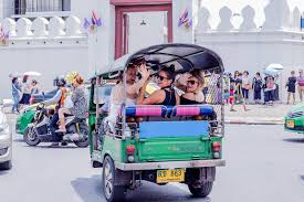 The vast majority have three wheels; Tour Thailand On A Tuk Tuk