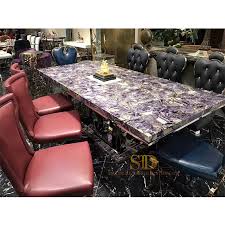 Can't find what you're looking for? China Luxury Custom Made Large Square Shape Amethyst Semi Precious Stone Dining Table China Square Gemstone Table Table Of Gemstone Prices