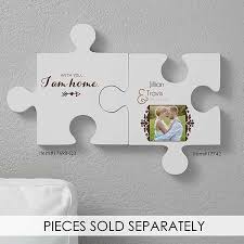 Piece together works of art from your favourite artists. Personalized Romantic Photo Wall Puzzle Two Names