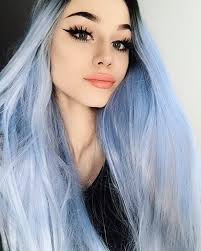 Ombre Rosa Lange Gerade Synthetische Lace Front Perücken