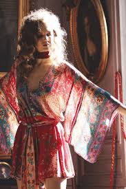 Lindsey Wixson Wears Spell Designs Lotus Kimono Romper Boho Outfits Fashion Boho Fashion