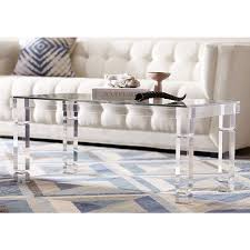 And an acrylic coffee table can be perfectly placed in an open space layout where it can be put into value. Marley 42 Wide Clear Acrylic Rectangular Coffee Table 22v60 Lamps Plus