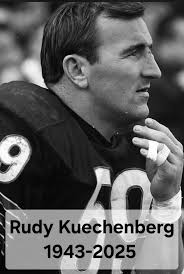 We are saddened to report the passing of accomplished local football legend  Rudy Kuechenberg, who passed away at the age of 82. "Kuch", as he was  commonly known, was a 1961 alumnus