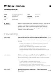 Engineering technician cv template can be helpful for job placement in scientific research and engineering industry. 12 Best Engineering Technician Resume Examples Ideas Resume Examples Resume Resume Guide