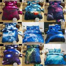 Encourage your little astronaut in the making with our space themed bedding, curtains, wallpaper and accessories. Buy Bedding Sets Universe Outer Space Themed Bed Linen 3d Galaxy Duvet Cover Flat Sh Online In Uae 153717914297