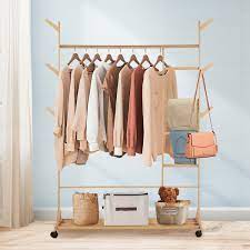 Wooden clothes rack diy clothes rack clothes drying racks wood clothing rack sale clothes hanging clothes portable clothes rack wooden rack clothes rail. Movable Coat Rack Shoes Rack Wooden Clothing Hanging Rack Bamboo Garment Clothes Shelf Home Office Furniture Alexnld Com