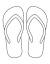Flip Flop Coloring Page