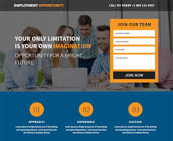 Best Marketing Lead Generation Converting Free Landing Page Design Template More Free Landing Page Desi Landing Page Landing Page Html Employment Opportunities