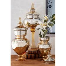 These apothecary jars are gorgeous! Winter Lane Set Of 3 Apothecary Jars With Lids 8962850 Hsn