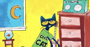 Yellow, blue, green and red. Love Pete The Cat Here Are Free Pete The Cat Activities Videos More