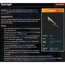 Check spelling or type a new query. Corrupt Mm2 Roblox Murder Mystery 2 Shopee Singapore