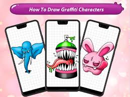 Graffiti is writing or drawings like people, letters, and cartoons that have been scribbled we can start your guide on how to draw graffiti characters by sketching the alphabets a b c d e. How To Draw Graffiti Characters For Android Apk Download