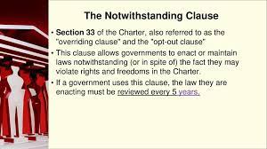 Notwithstanding a brilliant defense, he was found guilty. The Canadian Charter Of Rights And Freedoms Ppt Download