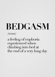 Bedgasm Noun Word Poster Bedgasm By Junkys Quotes Bedgasm Noun A Feeling Of Euphoria Experienced When Climbi Rough Day Quotes Long Day Quotes Ending Quotes