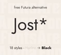 In script > calligraphy 65,111 downloads (25 yesterday) free for personal use. Free Font Jost By Owen Earl Fontsarena