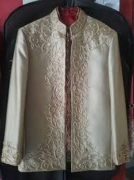 Beskap Aplikasi Payet Yrp Pengantin Pria Baju Pengantin Payet