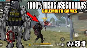 Kill your enemies and become the last man standing. Golemcito Games El Jugador Mas Chistoso Y Divertido De Free Fire 1000 Risas Aseguradas 31 Youtube