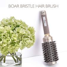 Olivia garden ceramic ion speed xl cixl 55. Baasha Medium Round Brush 2 Inch Boar Hair Brush Round For Women Professional Ceramic Barrel Hair