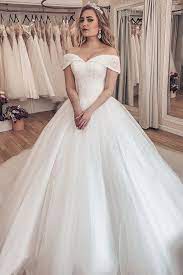 Saw something that caught your attention? Sparkling Tulle Off The Shoulder Neckline Ball Gown Wedding Dresses With Rhinestones Ball Gowns Wedding Wedding Dresses Ball Gown Wedding Dress