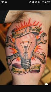 If you're looking for the best arm tattoos, you'll love this gallery of manly tattoo ideas for men's arms. Electrician Tattoos Lightbulb Tattoo Tool Tattoo Tattoos