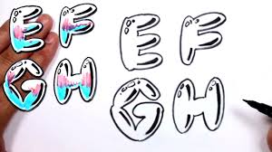 I'd definitely use them for creating kid's party decorations or even just bedroom décor. Bubble Graffiti Letters Alphabet Novocom Top