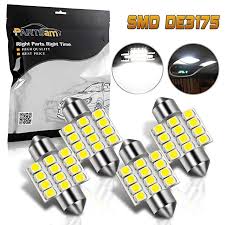 Partsam 31mm Canbus Error Free Led Light Bulbs For Interior Lights Map Dome Door Courtesy Light Bulbs De3021 3175 Wh Partsam Interior Lighting Led Light Bulbs