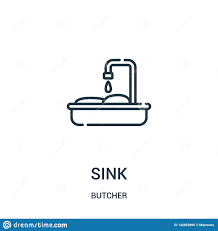 sink icon vector from butcher