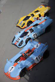 shell porsche 18 gulf porsche 21 and gulf porsche 1p race cars porsche motorsport porsche